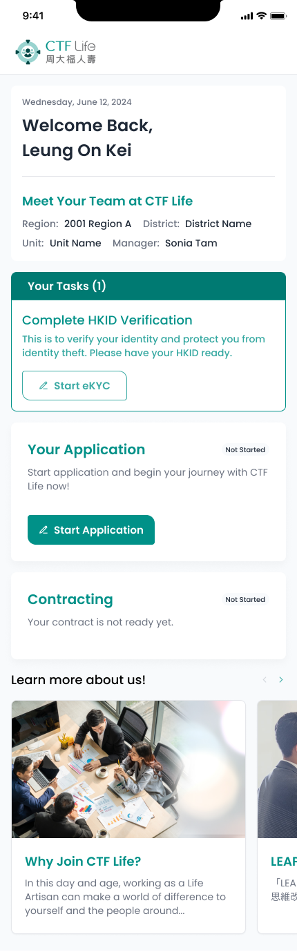 CTFLife mobile preview