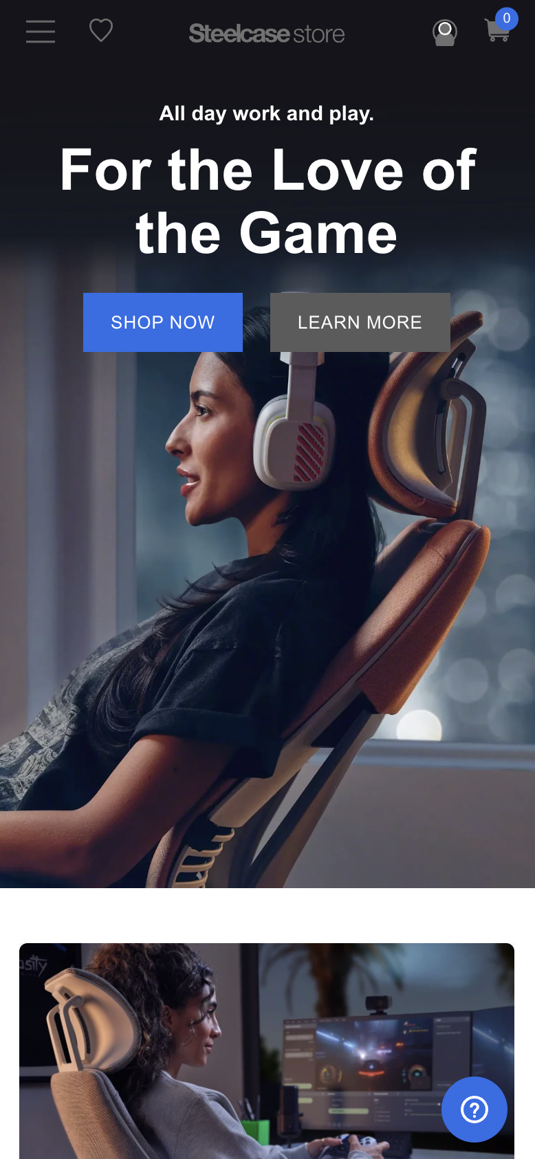 Steelcase mobile preview